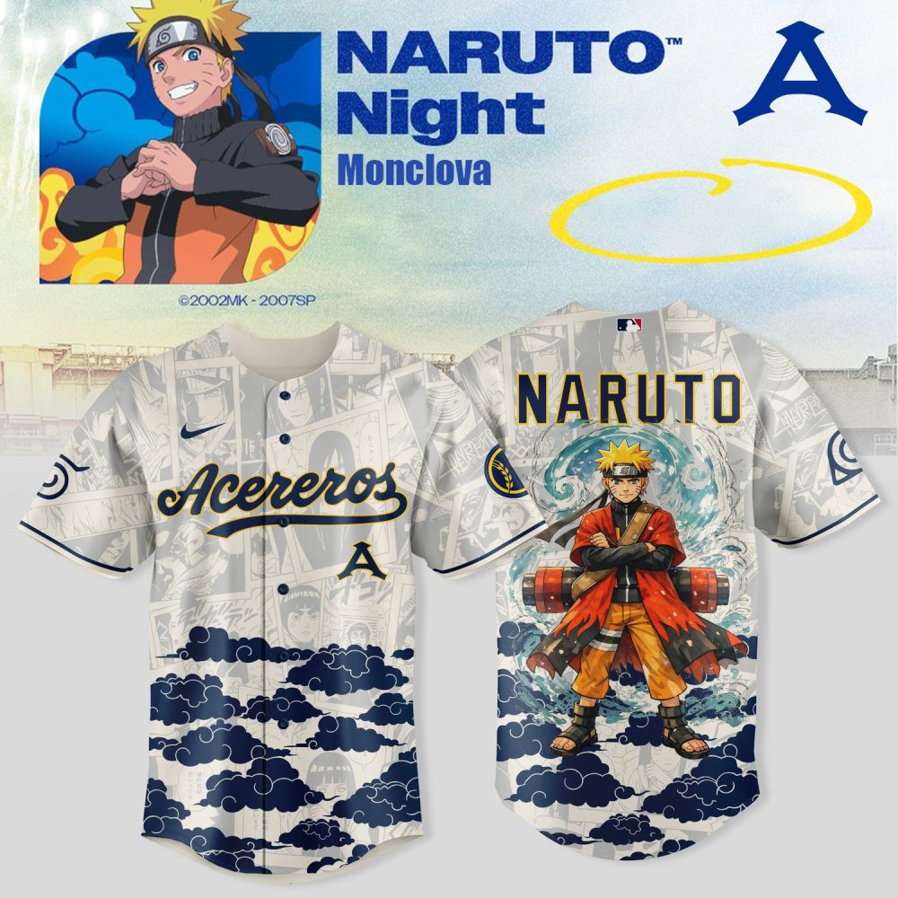 Acereros De Monclova X Naruto Night 2026 Limited Baseball Jersey Collection