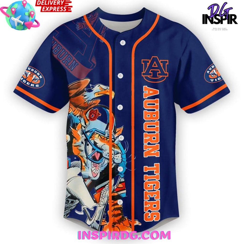 Auburn Tigers Family All In Baseball Jersey