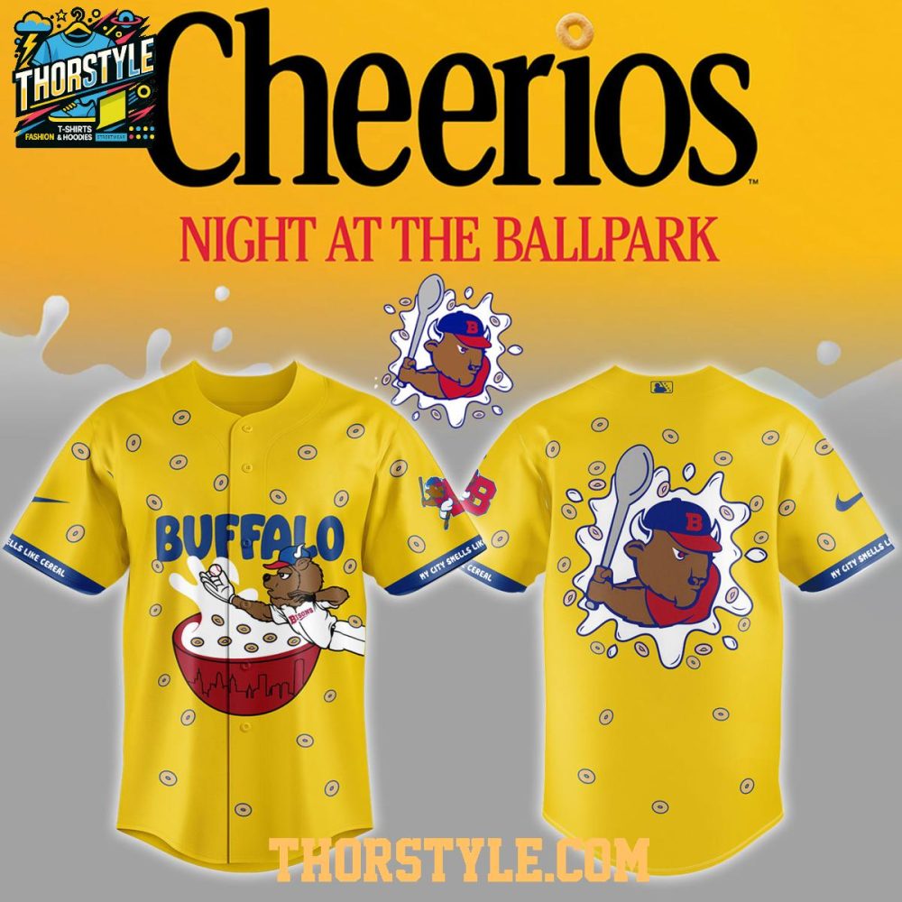 Bloomington Bison Cherrios Night 2026 At The Ballpark Baseball Jersey