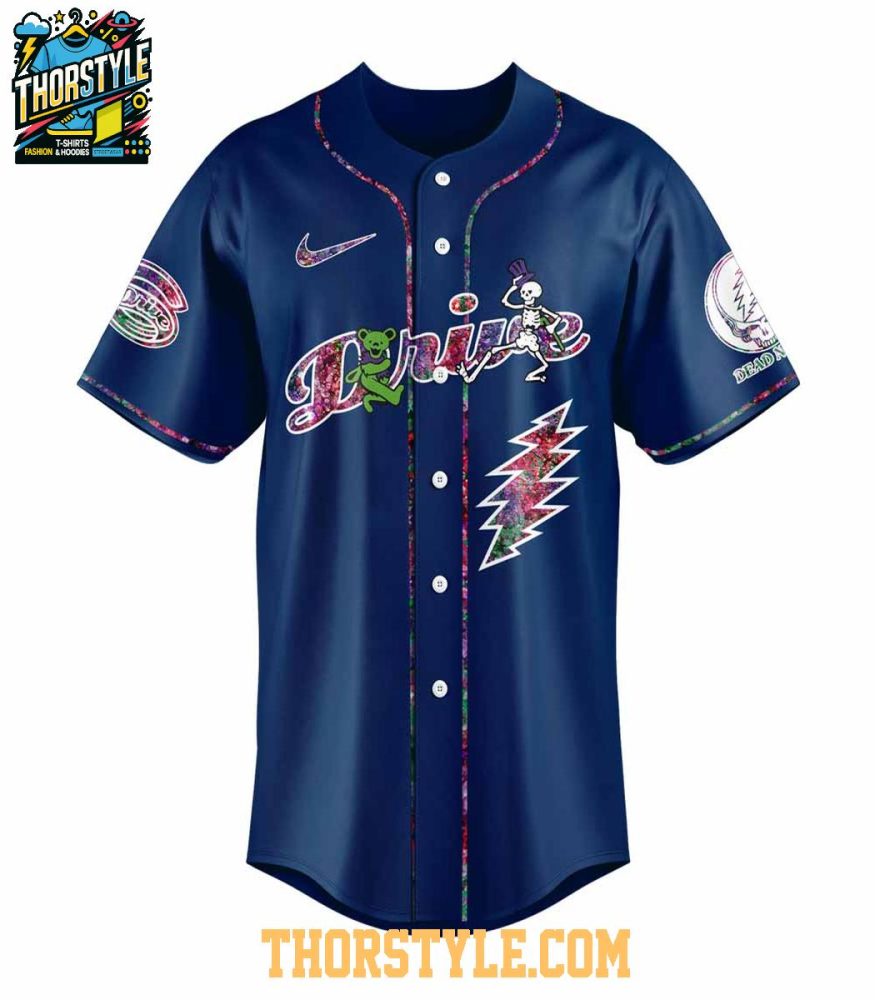 Greenville Drive Grateful Dead 60Th Anniversary 2025 Baseball Jersey