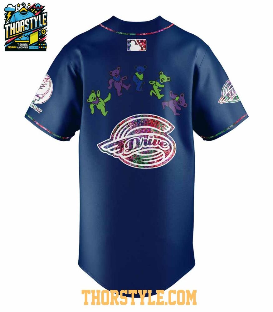 Greenville Drive Grateful Dead 60Th Anniversary 2025 Baseball Jersey