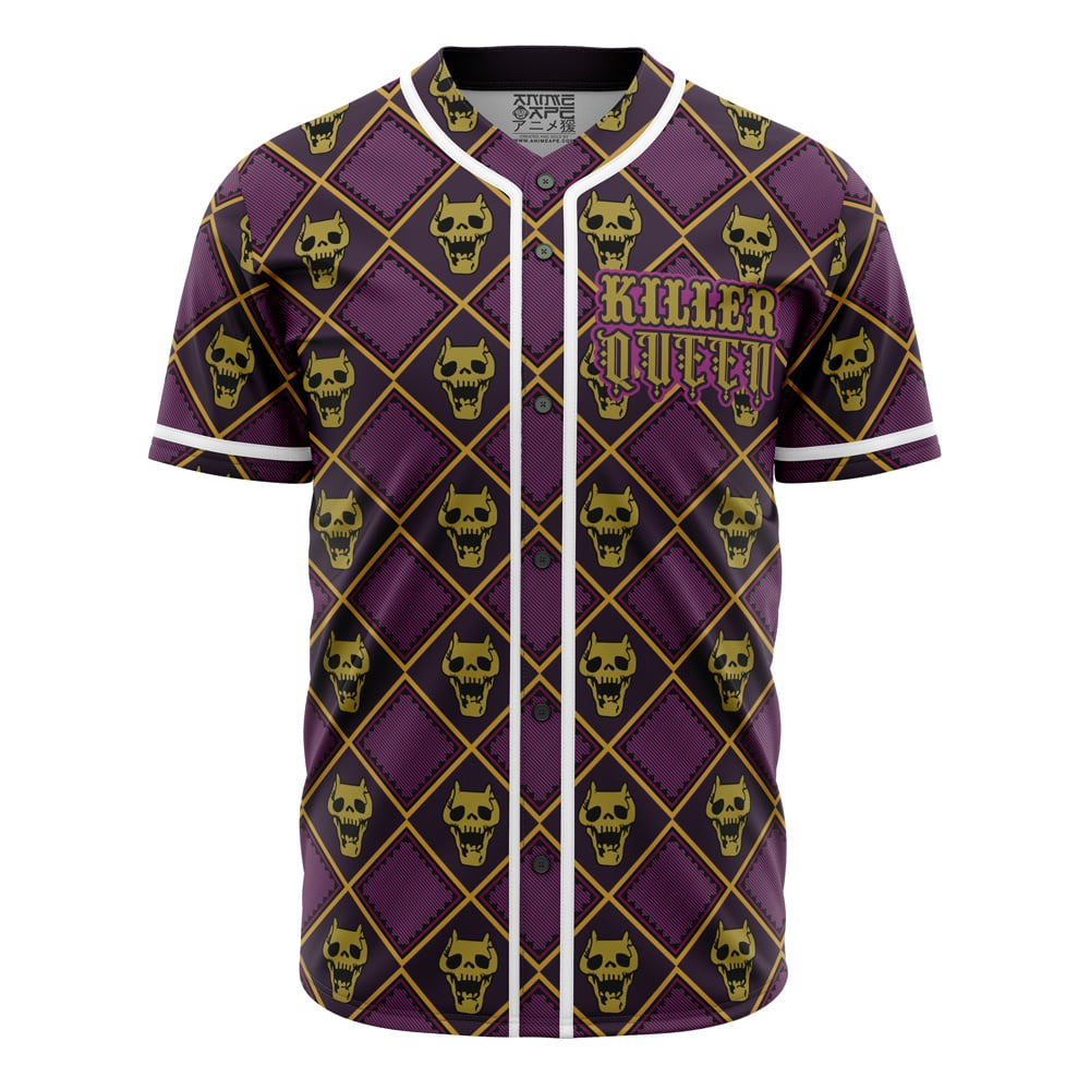 Yoshikage Kira Killer Queen Jojo’S Bizarre Adventure Baseball Jersey
