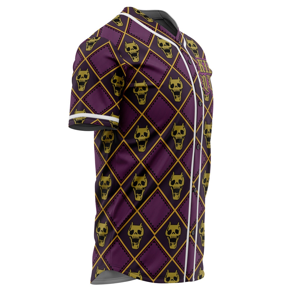 Yoshikage Kira Killer Queen Jojo’S Bizarre Adventure Baseball Jersey
