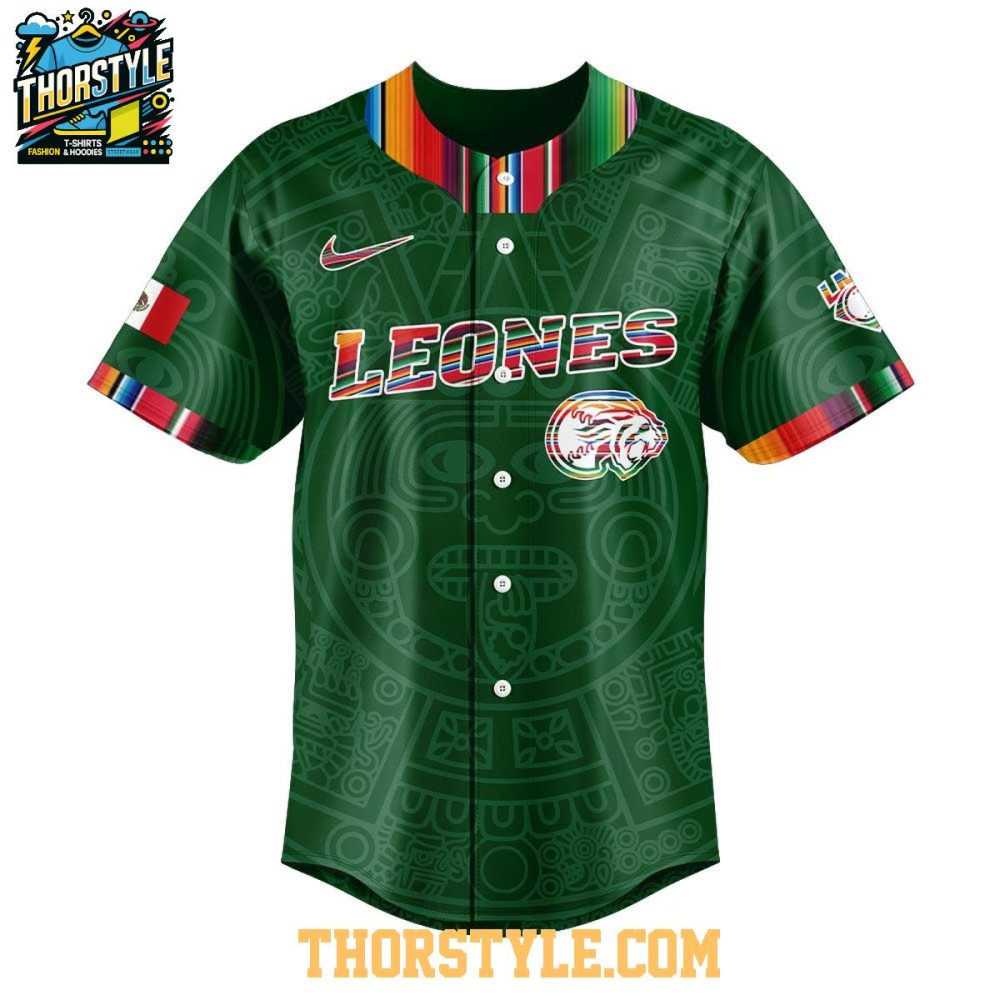 Leones De Yucatán Mexican Heritage 2025 Celebration Baseball Jersey