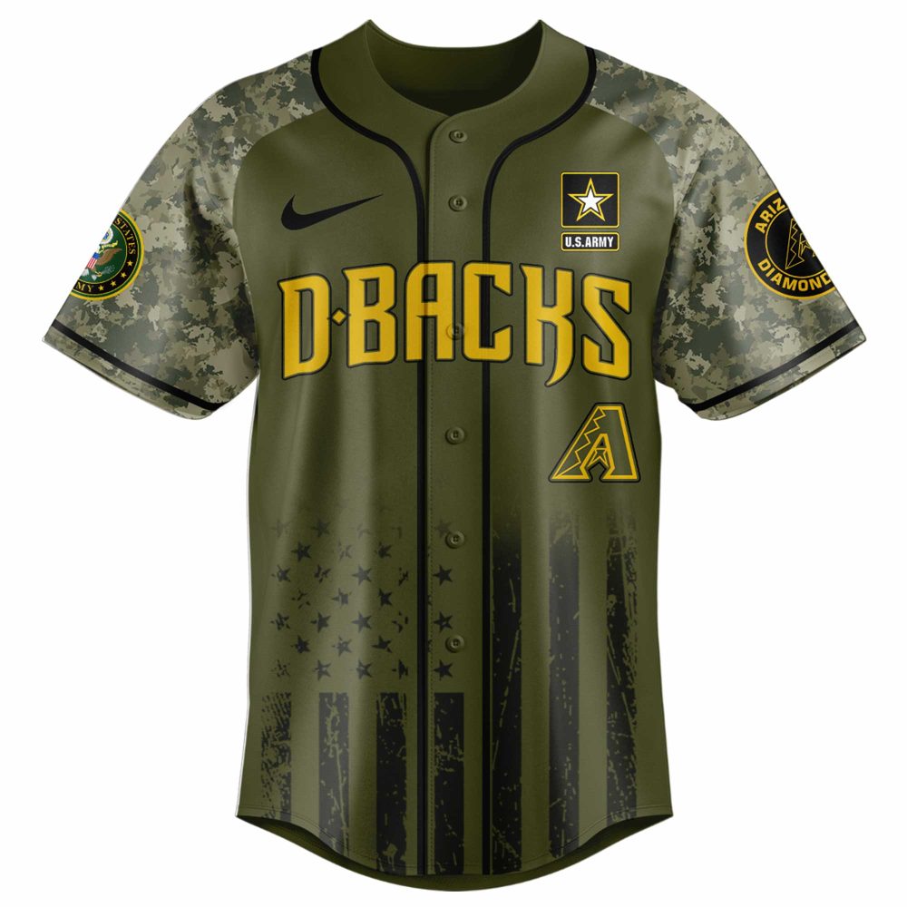 U.S. Army 250Th Anniversary Jersey - Arizona D-Backs Limited Edition Camo