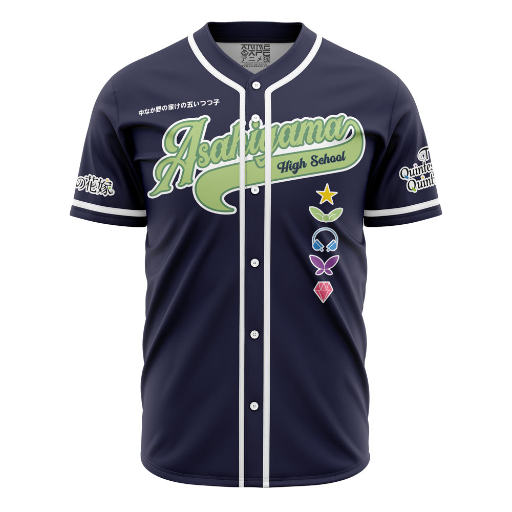 Anime-Inspired Baseball Jersey - Asahiyama High School Cosplay Shirt