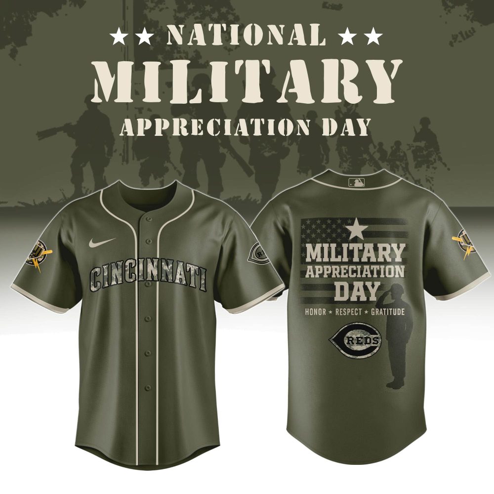 Honor Heroes: Cincinnati Military Appreciation Day Jersey - Limited Edition