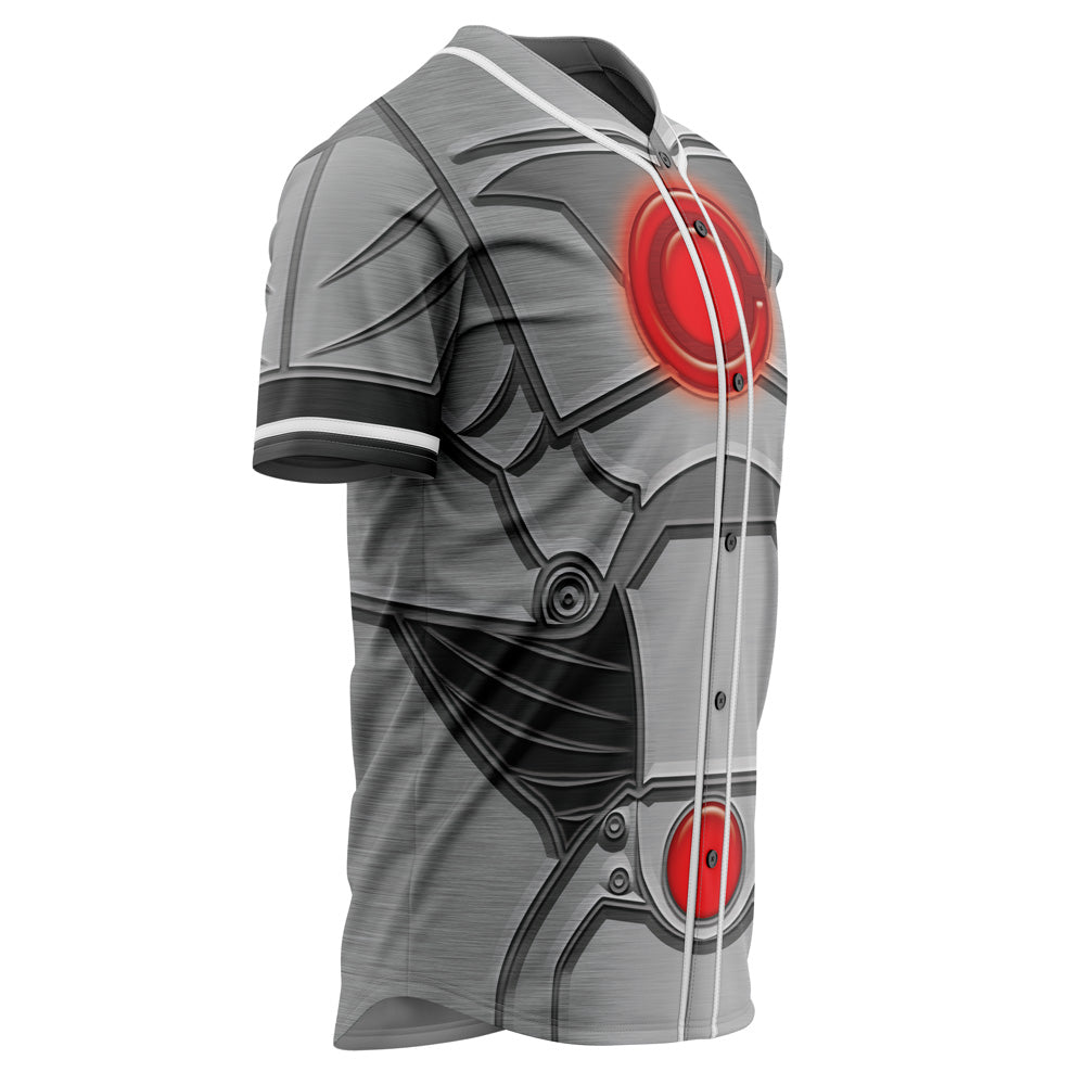 Futuristic Robot Baseball Jersey - Stylish 3D Graphic Shirt For Sci-Fi Fans