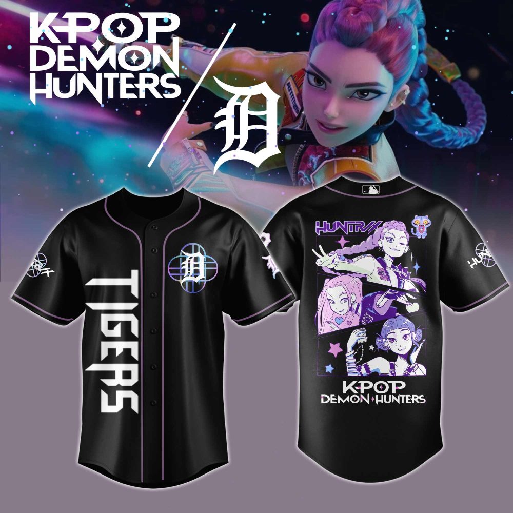 K-Pop Demon Hunters Baseball Jersey - Stylish Anime Fan Apparel For Trendy Gamers
