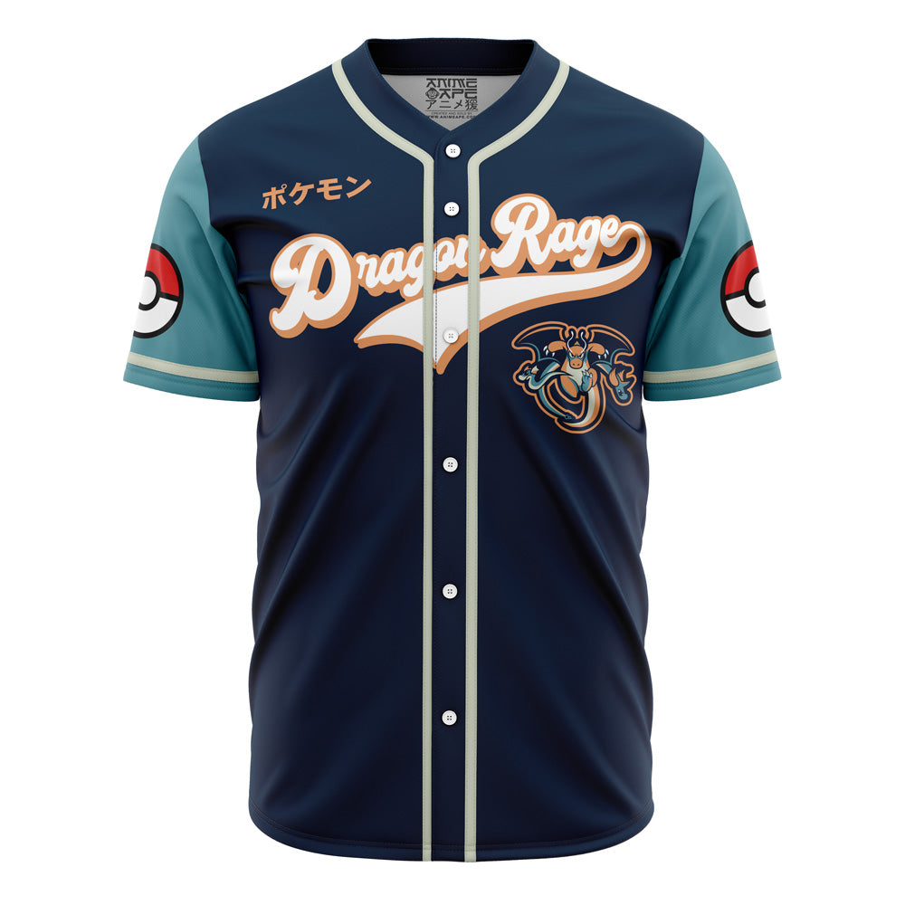 Dragon Rage Baseball Jersey - Anime-Inspired Game Fan Apparel For Collectors &amp; Enthusiasts