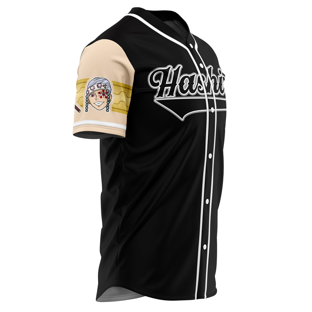 Anime-Inspired Black Baseball Jersey - Stylish &amp; Comfortable Sportswear