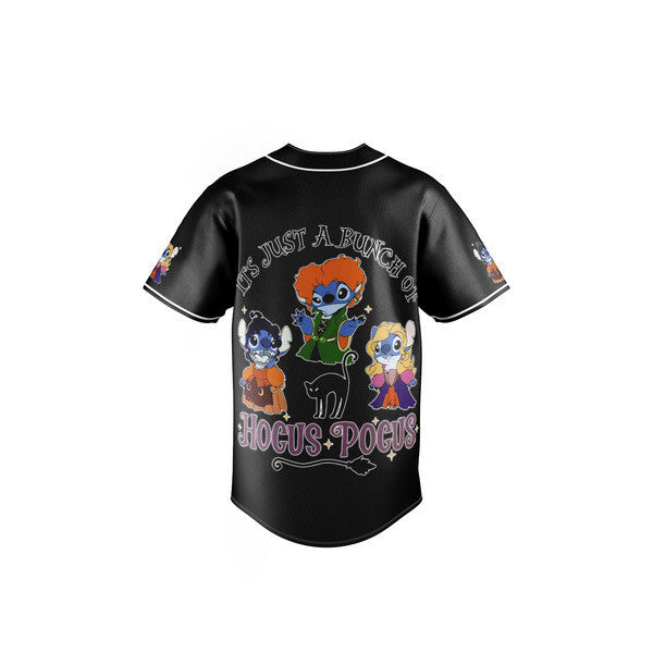 Magical Hocus Pocus Baseball Jersey - Fun Witchy Design, Unisex, Perfect For Halloween Fans!