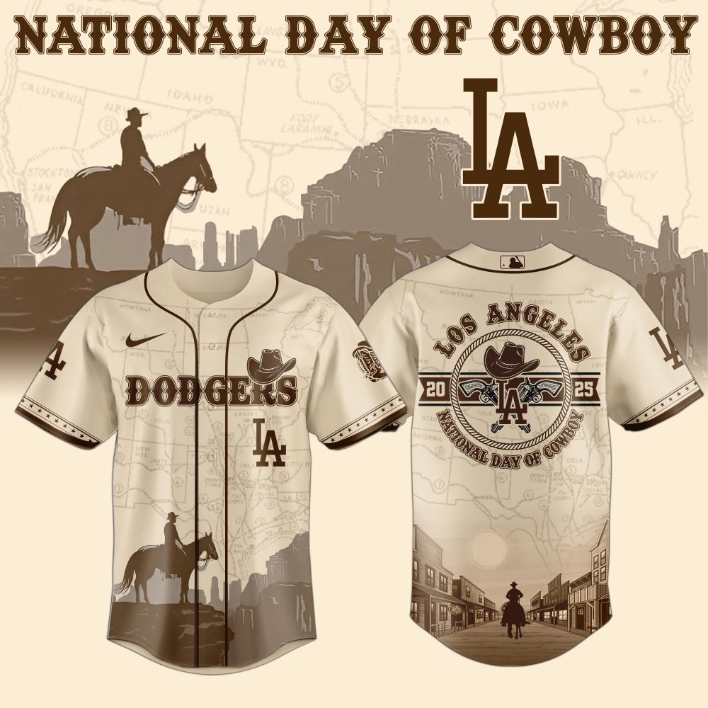 Limited Edition La Cowboys Baseball Jersey - Celebrate National Day Of Cowboy!