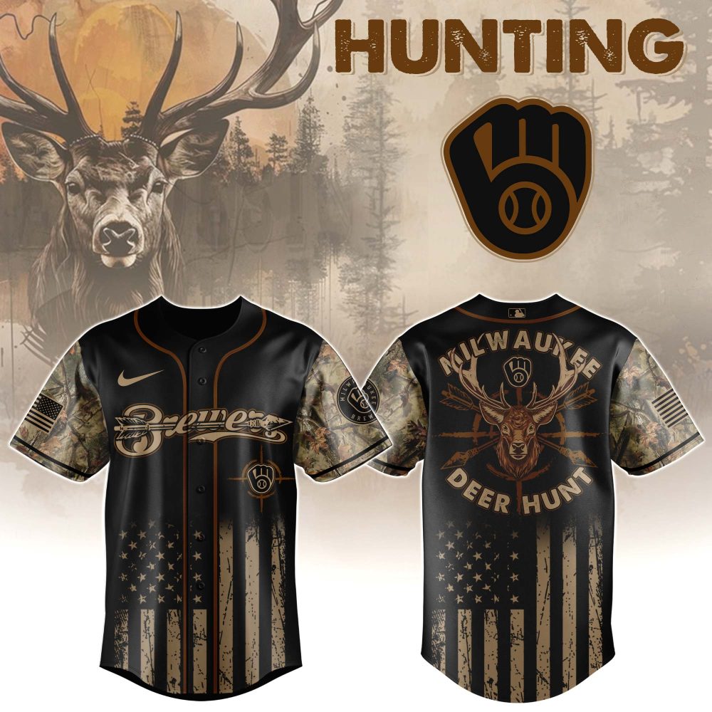 Limited Edition Milwaukee Hunting Jersey – Camo Design, Perfect Gift For Outdoor Enthusiasts