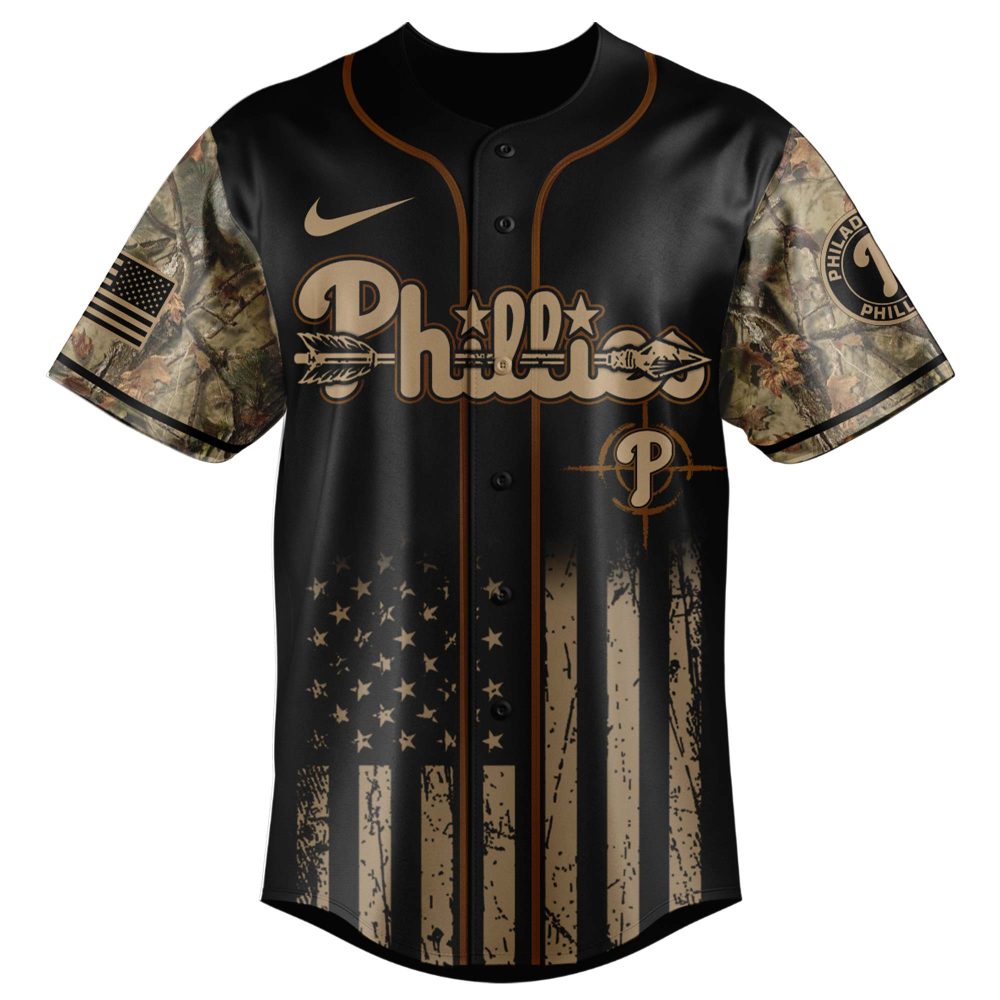 Limited Edition Philadelphia Hunting Jersey - Deer Hunt Camo Design, Perfect Gift For Outdoors Enthusiasts