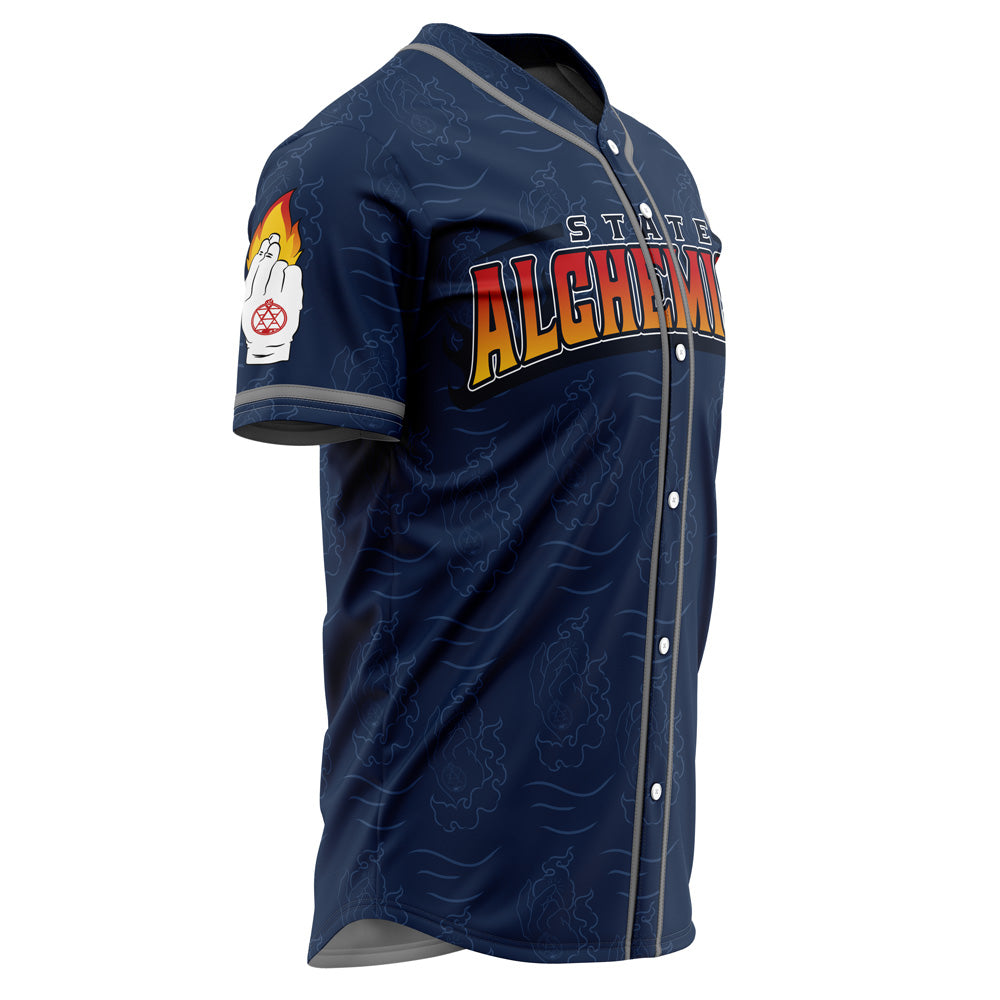 Anime-Inspired State Alchemists Baseball Jersey – Unique Design &amp; Comfortable Fit
