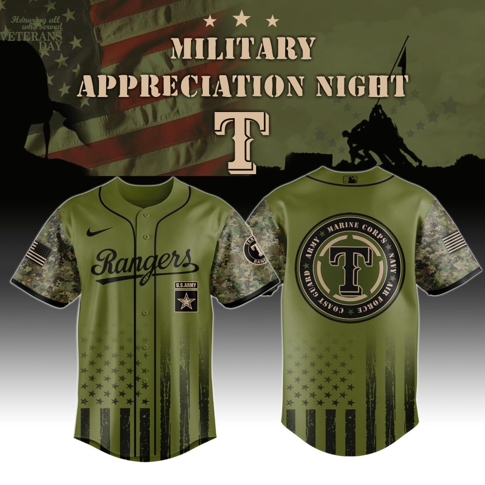 Limited Edition Military Appreciation Night Jersey – Honoring Heroes With Style