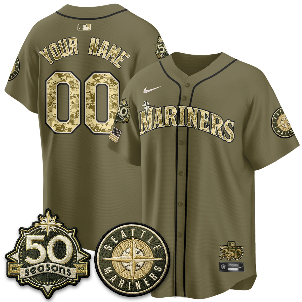 SEA 2026 Armed Forces Day Custom Jersey V3 - All Stitched