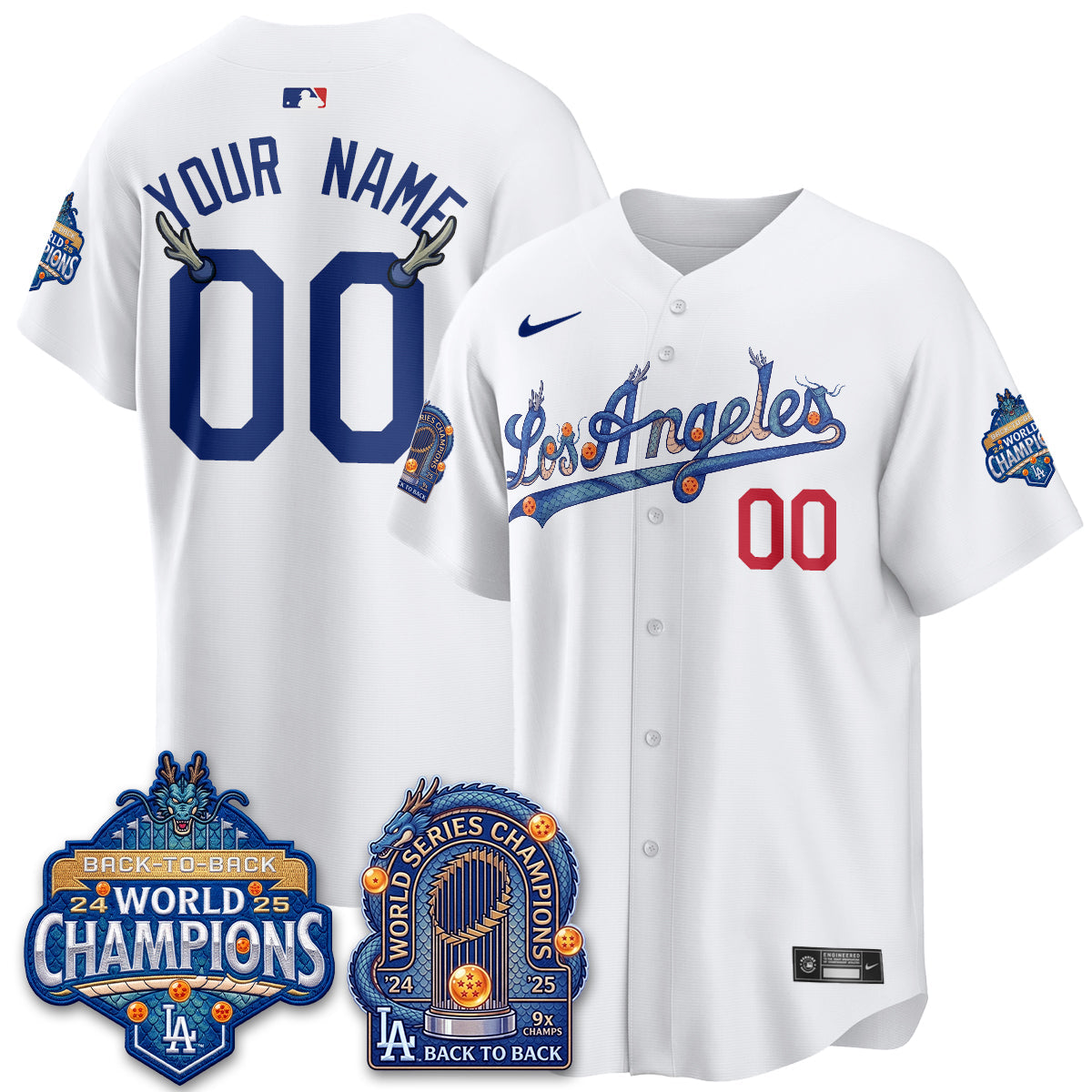 LAD x DB Night 2026 Vapor Custom Jersey - Stitched
