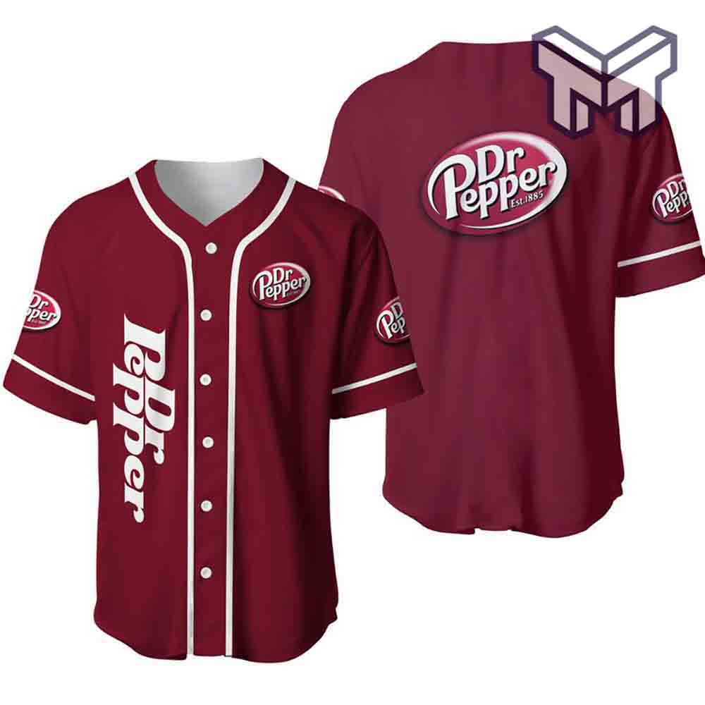 Dr Pepper Soda Baseball Jersey,Baseball Jersey Shirts,Beer Lover,Vodka Alcohol Alcoholic Shirt