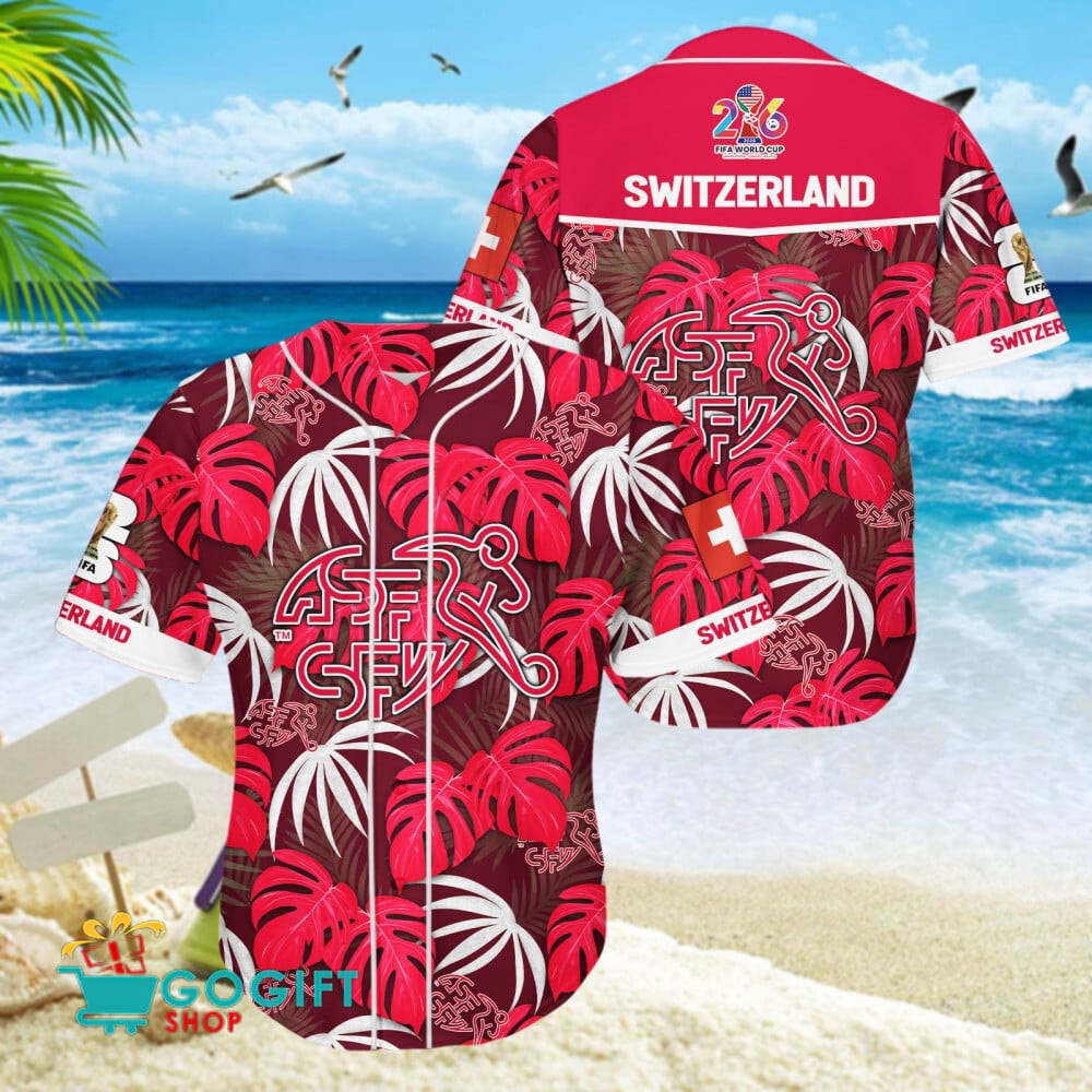 Switzerland National Soccer Team Baseball Jersey