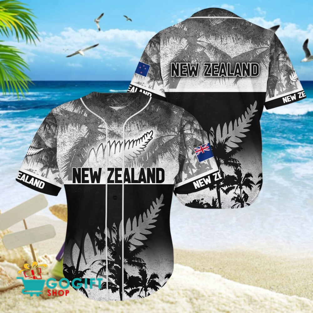 New Zealand National Soccer Team Baseball Jersey