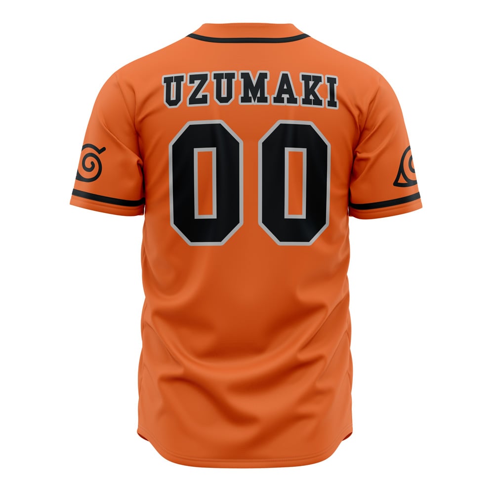 Konoha Uzumaki Shippuden Baseball Jersey