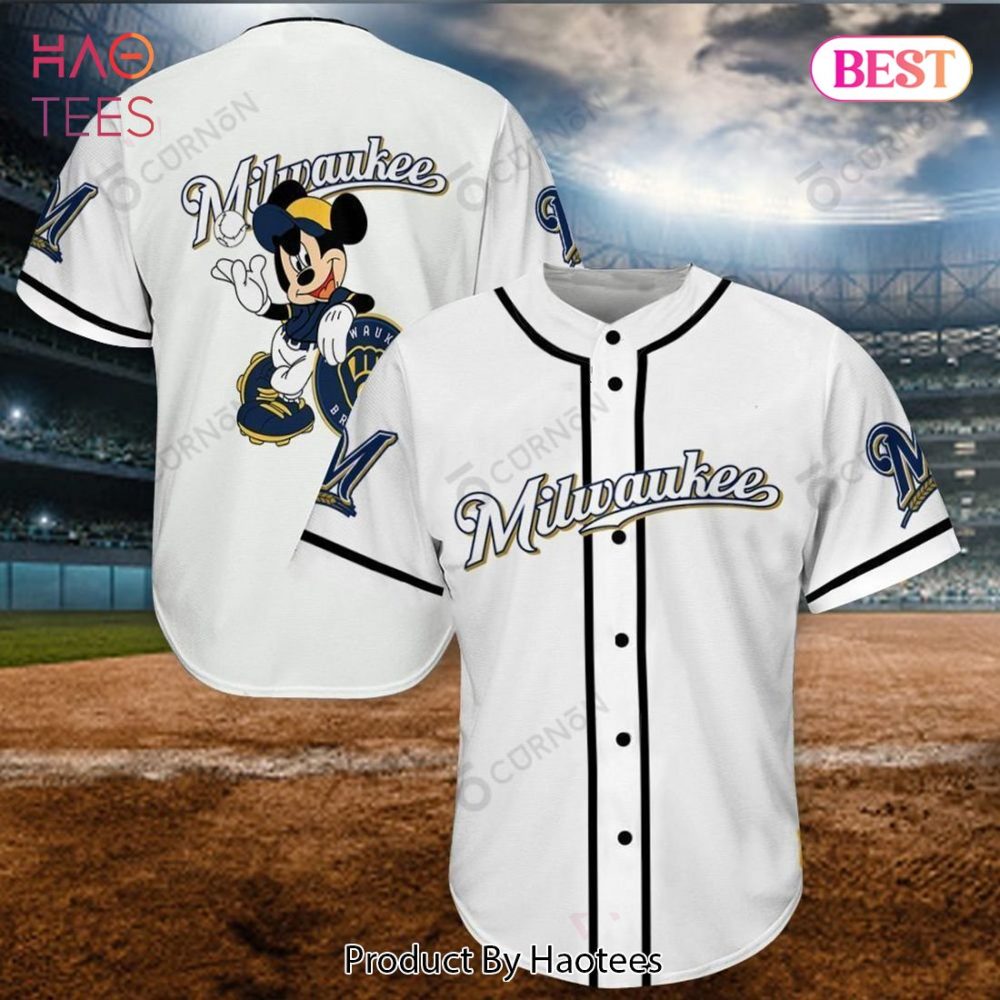 Milwaukee Baseball Jersey With Cartoon Design - Perfect Gift For Fans &amp; Collectors